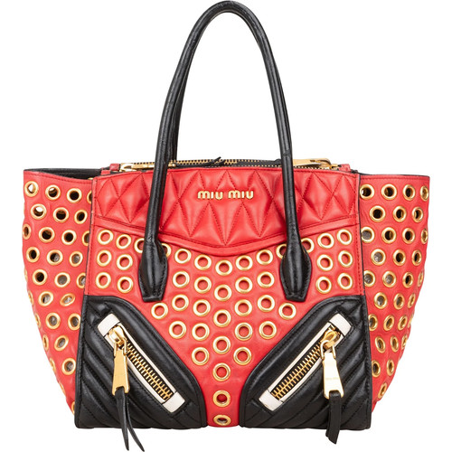 Borsa mano miu - a, bicolore
