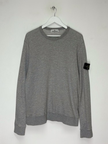 Stone island felpa - grigio, con