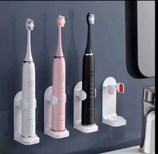 PORTA SPAZZOLINI ELETTRICO DA PARETE CASA MURO BIOADESIVO CASA BAGNO VIAGGIO