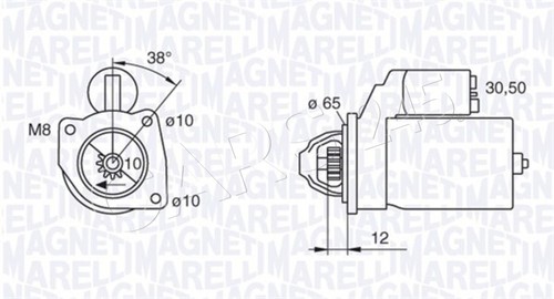 Motorino avviamento magneti - di,