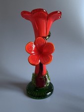 Raro Vaso in Vetro Artistico