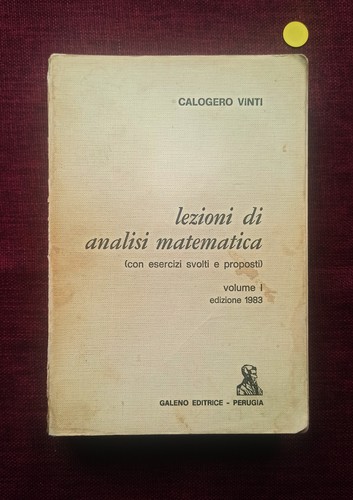 Lezioni analisi matematica - lezioni, di