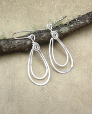 Double Teardrop Earrings