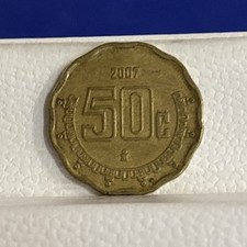 50 C 2007 MESSICO MONETA