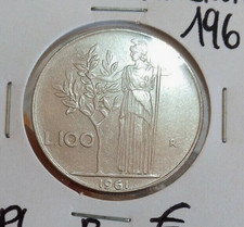 100 LIRE 1961 SPL (8) ottimi