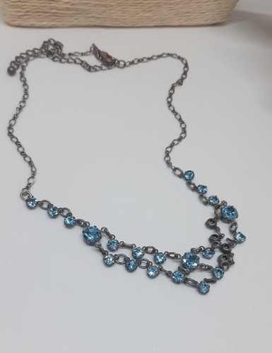Collana goccia cristallo