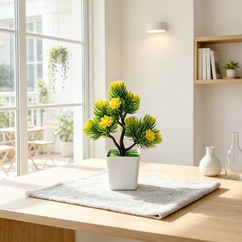 Bonsai pino plastica - in, con
