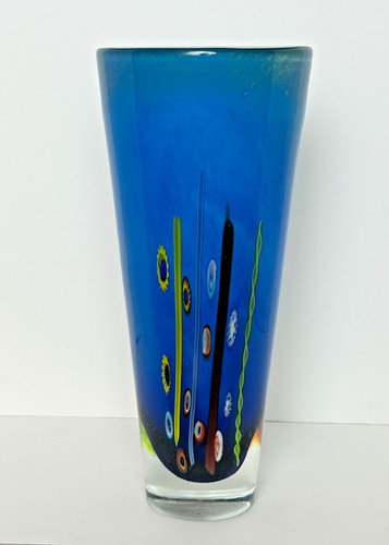 Vaso vetro artistico - vaso,