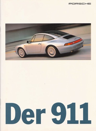 Porsche 911 depliant - porsche, 911,