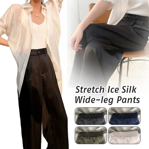 Pantalone donna estivo raso
