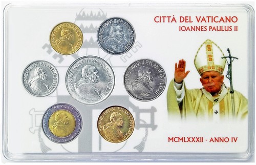 Vaticano 1982 kms lire - lire, papa