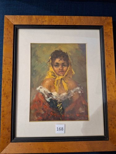 L168 quadro antico dipinto - l168, in