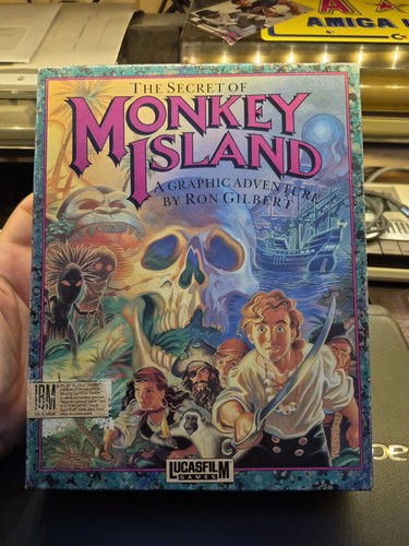 Monkey island game commodore - island,