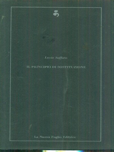 Principio sostituzione - principio,