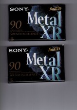 2x SONY Metal XR 90 Audio