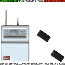 Centrale radio filo allarme - radio,