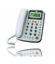 Telefono Fisso 5004 Tasti Grandi Schermo Illuminato 50 Numeri Memoria Vivavoce