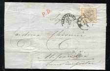 LOMBARDO VENETO 1858 PIEGO 30