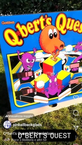 Qbert quest gottlieb pinball - gottlieb,