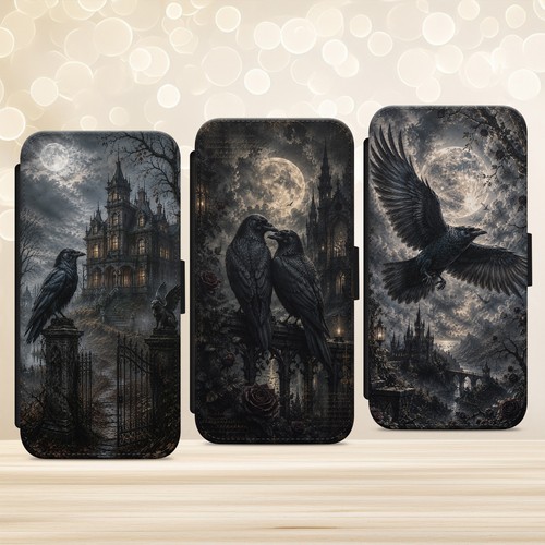 Custodia telefono raven crow - raven,