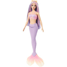 Barbie sirena con coda lavanda - barbie,