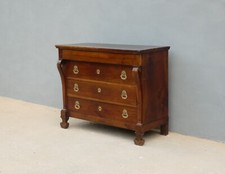 Comò cassettone Impero piemontese in legno di noce, '800 - L 124,5 cm!