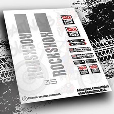 Adesivo forcella rockshox - adesivo,