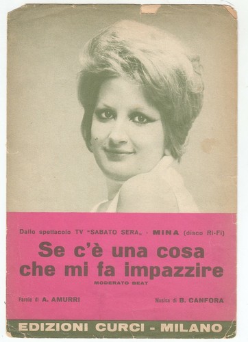 Spartito mina una - mina,