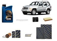 Kit Filtri Tagliando + Olio Jeep Cherokee KJ 2.5 CRD 4x4 105 Kw 143 Hp 