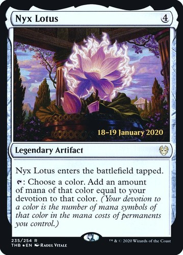 Mtg nyx lotus italian exc - nyx,