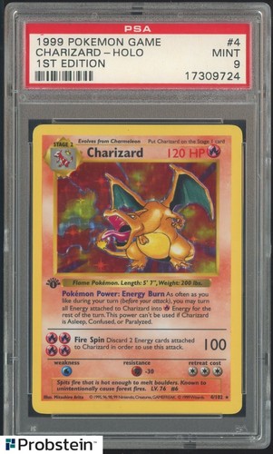 Pokemon charizard holo 1999 - pokemon,