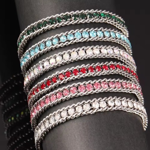 Bracciale tennis catena - bracciale,