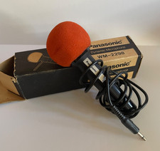 Microfono dinamico Panasonic vintage modello WM-2298 con scatola