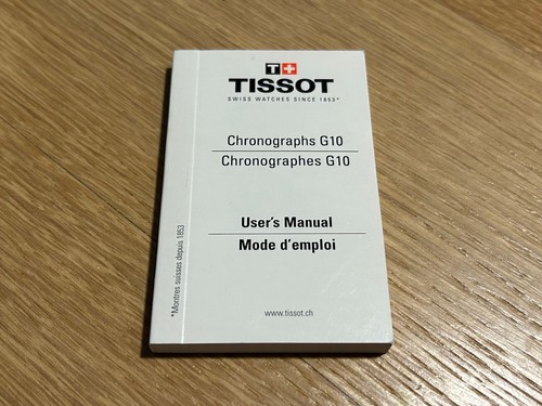 Folleto booklet tissot - booklet,