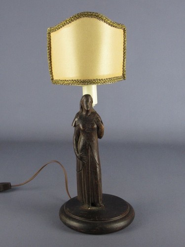 Lampada tavolo con - con, antica