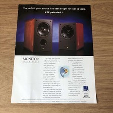 GRAM23 MAGAZINE ADVERT 11X8 KEF NEW MONITOR SERIES LOUDSPEAKERS