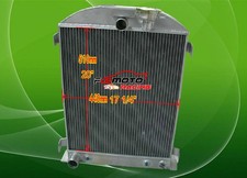 For FORD Chopped-Ford Engine 1932 Auto / Manual 32 Aluminum Radiator AT/MT