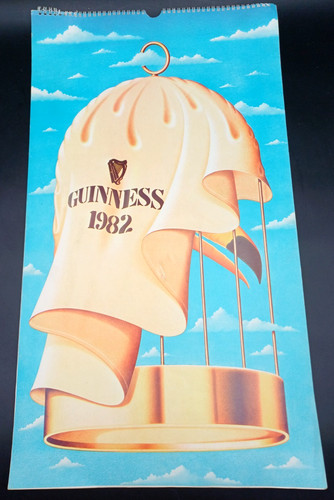 Guinness 1982 calendario - guinness,