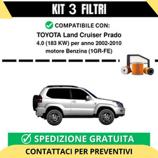 Kit 3 Filtri Tagliando per