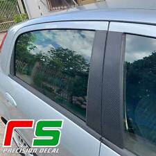Adesivi Fiat Grande Punto 5 porte montanti portiere carbonlook tuning