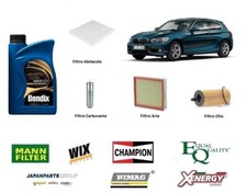 Kit Tagliando per Bmw 1 F20 114d 116d 118d 120d 125d + 5 Litri Olio 5w30