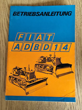 Fiat ADBD14 Bulldozer Trattore Cingolato Manuale Uso e Manutenzione K21