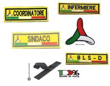 Patch Toppa Ricamata con Strip Protezione Civile Tutti I Modelli Volontario Ecc.