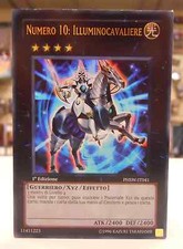 Yu Gi Oh Carta Mostro XYZ NUMERO 10 ILLUMINOCAVALIERE PHSW-IT041 ITALIANO 1° Ed.