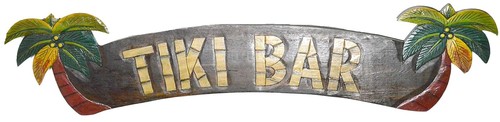 Set tiki bar - bar, legno