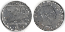 Italia 50 centesimi, 1941