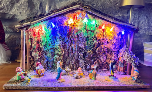 Presepe capanna statuette - capanna,