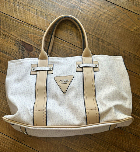 Guess beige ivory - beige/ivory, logo