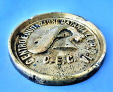 CENTRO EQUITAZIONE CATANIA - LA PLAJA  - POSACENERE - VINTAGE- FUSIONE IN BRONZO