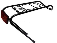 Portapacchi + Catadiottro Posteriore Bici 26" / 28" Bici Olanda - R - Epoca